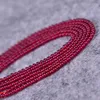 Beads Natural Stone Garnet 2mm Round For Jewelry Making DIY Bracelets Necklaces Earrings Accessories 38cm