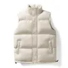 Gilets pour hommes Hommes gilet veste chaude sans manches vestes automne hiver imperméable à l'eau fermeture éclair manteau col roulé décontracté marque gilets veste femmes hommes quotidien 231009