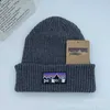 Chapeau tricoté pour hommes, marque tendance, mode, chapeau froid, loisirs, chaud, en laine, pull brodé, automne et hiver