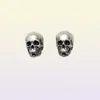 925 Sterling Silver Skull Stud Earring Gothic Party Wedding Jewelry for Girls Punk 2106181421474