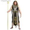 Tema kostym cosplay farao cleopatra par egypten egyptisk drottning kommer myt gudinna roll play halloween carnival fancy klänning parti vuxen q231010