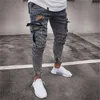 Pantaloni da uomo Autunno Jeans da uomo Casual 2021 Moda sfilacciata Slim Fit Denim lungo Hole238z