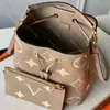 70% Factory Outlet Off High quality NEONOE MM women one crossbody handbag bucket leather chain bag embossing tote wallet on sale