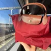 Longxiang-Tasche, klassische Tragetasche, vielseitige faltbare Damenhandtasche mit langem Griff, One-Shoulder-Knödel-Pendlerhandtaschen, Einkaufstaschen mit großer Kapazität