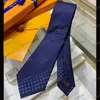 Modedesigners Mens Business Tie Luxury Silk Letter broderade tryckta damer Tie Fashion Accessories Slips med Original Box 231092PE-3