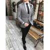 Abiti da uomo Belli Groomsmen Misto lana Smoking dello sposo Abito da sposa da uomo Giacca da uomo Giacca da ballo (Giacca Pantaloni Cravatta Gilet) A131