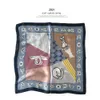 Collection Spring and Summer unika färger Pumpkin Valley Mulberry Silk Square Scarf Kvinna