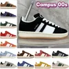 New Campus 00s Suede Running Shoes Black Dark Dark Green Cloud White Energy Ink Brown Desert Ambient Sky Semi Semi Lucid Blue Mens Sneakers Womens Sports Trainers