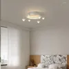 Światła sufitowe Lekkie Luksusowe oświetlenie wewnętrzne Luminaria de Teto LED dla domu fioletowe lampę