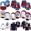 Stadium Hockey Reverse 84 Mikhail Gulyayev Jersey 23 Calum Ritchie 25 Logan Oconnor 4 Bowen Byram 11 Andrew Cogliano 81 Denis Malgin 92 Gabriel Landeskog Kids Woman Woman