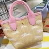 Factory wholesale Longchammp bags 2024 New Womens Bag Longxiang Woven Handheld One Shoulder Crossbody Bag Straw Woven Bag High Quality