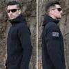 Jaquetas masculinas Exército dos EUA Militar Tático para Homens Primavera Outono À Prova D 'Água Com Capuz Outwear Ao Ar Livre Casacos Casuais Ropa Hombre Uniforme