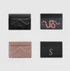 famous cardholder women G card holders designer leather canvas luxury printing retro wallet Mini Bank Card bag zero wholesale thin