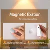 Wall Lamp Magnetic Suction Shell Rechargeable Smart LED Human Sensor Light Trichromatic Lights House Mumber Bulb