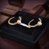 Pendientes de aro de diseñador 23ss para mujer Elija entre joyas de oro y plata Colgantes de oreja con incrustaciones de perlas Incluye caja Regalos de boda