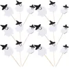 Disposable Flatware 30 Pcs Party Supplies Halloween Decorations Finished Product Cake Dessert Toppers Horror Cupcake Paper Fairy