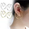 Boucles d'oreilles géométriques à Clip, vis à l'arrière, courbe irrégulière, Cartilage, manchettes, Non Piercing, mode femmes, bijou 232W