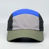 Bonés de bola 2023 bloco de cor de secagem rápida dobrado beisebol para mulheres homens casquette hommes gorras para mujeres 5 painel snapback chapéus 56-58cm