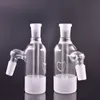 Hookahs 14mm 18mm Ash Catcher Percset 45 Graus Glass Ash Catchers Bubbler Ashcatcher Dab Rig para Bong Adaptador Hookah Support Adicionar logotipo do cliente