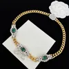 Damen Designer Halskette Perle Dame Halsketten Frauen Diamanten Brief Einfache Luxus Elegante Goldene Kette Blume Jariser2692