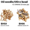 Bike Derailleurs 10set for SHIMANO DEORE BH90 BH59 Brake Olivary head Mountain XT SLX M355 M315 MT200 M6000 M7000 M8000 Oil needle 231010