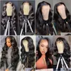 Human Hair Wigs Remy Baby Hair Pre Plucked Body Wave Lace Front Wig 13X4 Hd Transparent Frontal Preplucked Closure Brazilian Human Hai Dhcml