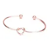 Bracciale semplice braccialetto a vento personalizzato nodo cravatta per le donne ragazze braccialetti gioielli consegna goccia all'ingrosso Dhwg4