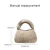 Evening Bags Casual Pillow For Women Luxury Designer Handbags Purse 2023 In Faux Fur Artificial Wool Beaded Plush Shoulder Messenger