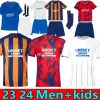 23/24 Rangers DAVIS MORELOS HAGI Camisas de futebol Cantwell Kids Kit 2023 2024 Camisa de futebol Treinamento Home Away Terceiro 3º Quarto Conjunto COL