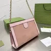 Borsa a catena borsa da donna firmata nuova moda una borsa a tracolla borsa originale borsa in metallo lettera di marca borsa di moda borsa di lusso borsa da ricamo in vera pelle