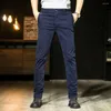 Męskie dresy śladowe Elmsk Casual Pants Spring and Autumn Bawełna luźna prosta rurka Busines