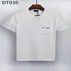 DSQ PHANTOM TURTLE T-shirts pour hommes T-shirts de créateurs pour hommes Noir Blanc Retour Cool T-shirt Hommes Été Mode Italienne Casual Stre2526