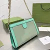 Borsa a catena borsa da donna firmata nuova moda una borsa a tracolla borsa originale borsa in metallo lettera di marca borsa di moda borsa di lusso borsa da ricamo in vera pelle