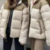 Damesjassen Winter Fleece Jas Dames Faux Shearling Bovenkleding Jassen Vrouwelijke Suede Bontjas Heren Warm Verdikte Lam Puffer