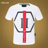 Plein urso t camisa dos homens designer tshirts roupas de marca strass crânio masculino camisetas clássico alta qualidade hip hop streetwear ts239g