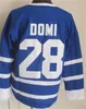 Retro hokey vintage 67 stanleycup jersey ccm 27 darryl sittler 28 kravat domi 31 hibe fuhr mavi beyaz takım klasik 75. yıldönümü emekli nakış erkek kazak