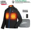 Jaquetas masculinas Kemimoto à prova de vento inverno aquecido jaqueta motocicleta esqui caminhadas pesca manter quente aquecimento casaco elétrico usb roupas aquecidas 231010