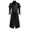 Theme Costume Purim Cosplay Costumes Victoria Vintage Men's Gothic Steampunk Long Jacket Trench Coat Retro Medieval Warrior Knight Overcoat x1010