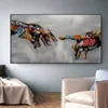 Schilderijen Klassiek Creatie van Adam Hand tot Hand Canvas Posters en Prints Graffiti Street Art Foto's voor moderne woningdecoratie Cuadros 231009