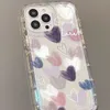 Cell Phone Cases Clear Case For iPhone 11 15 Plus 12 13 14 Pro Max XS X XR 6 7 8 SE 2020 2022 Fundas Cute Love Heart Soft Shockproof Cover 231010