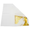 Storeczka Papier Wedding Serwetki Blisle Golden Bride Groom 33x33cm Dwuwarstwowe wystrój imprezowy Domowy Dekor Party