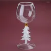 Kieliszki do wina kieliszek choinki dekoracyjny prezent świąteczny picie