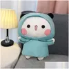 Animaux en peluche Bubu et Dudu Panda, poupée ours de dessin animé mignon Kawaii, oreiller doux, jouet décoration de chambre, cadeau de journée pour enfants