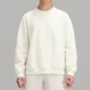 Mens Crewneck Yoga Sports Sweatshirt Topps Autumn Winter Long Sleeve Casual Workout Gym ActiveWear Sport Coats Sportwear Clothing