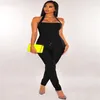 Högkvalitativa svarta kvinnor Turtleneck Neck Rayon Bandage Jumpsuit Sexig BodyCon Celebrity Party Jumpsuits Vestidos 220628266L