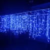 Christmas Decorations 3.5m Year Christmas Garlands LED String Light Christmas Light for Garden Party Wedding Curtain Decoration Warm White Blue 231009