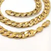 18 K Real Solid Yellow Gold Filled Fine Cuban Curb Italian Link Chain Necklace 20 Men's Women 10mm325M