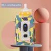 Flaskvärmare sterilisatorer# fbil-universal USB Milk Warmer Travel Salvare Isolerad väska Digital Display Baby Nursing Bottle Heater 231010