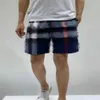 Pantalones cortos de diseñador para hombre y bañadores para mujer, ropa deportiva a cuadros, pantalones cortos de secado rápido, calidad de lujo, algodón de seda a cuadros 328i