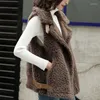 Coletes femininas Mulheres 2023 Inverno Mulheres Curto Cordeiro Cabelo Colete Simplicidade Elegante Moda Pele Uma Peça Casaco De Pelúcia Senhora de Escritório Engrossar